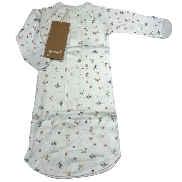 Goumi Kids 24 Hour Convertible sleeper Baby Gown 0-3 months NWT Posey - Picture 2 of 2